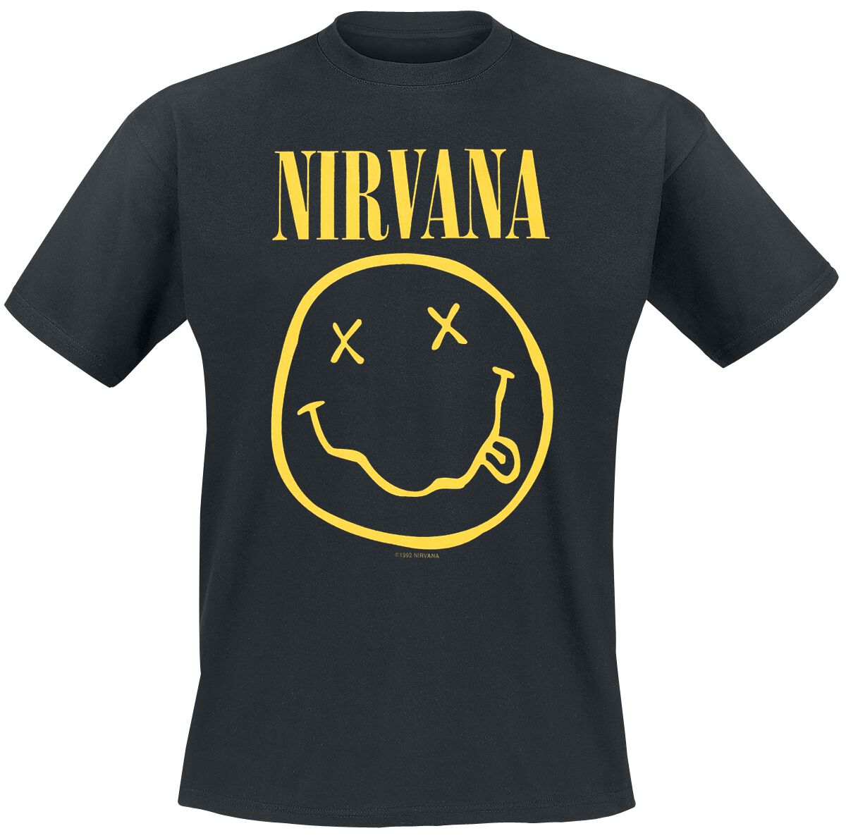 Nirvana Smiley T Shirt schwarz  - Onlineshop EMP