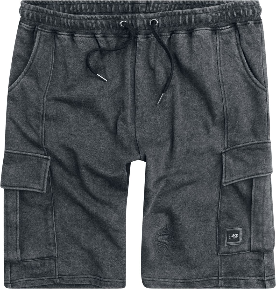 Black Premium by EMP Pagan Roots CargoSweatshorts with wash Short grau in XL