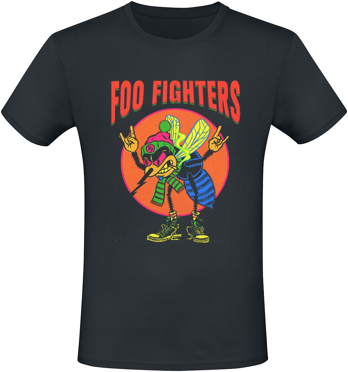 Foo Fighters T-Shirt - Mosquito - S bis 3XL - für Männer - Größe M - schwarz  - Lizenziertes Merchandise!