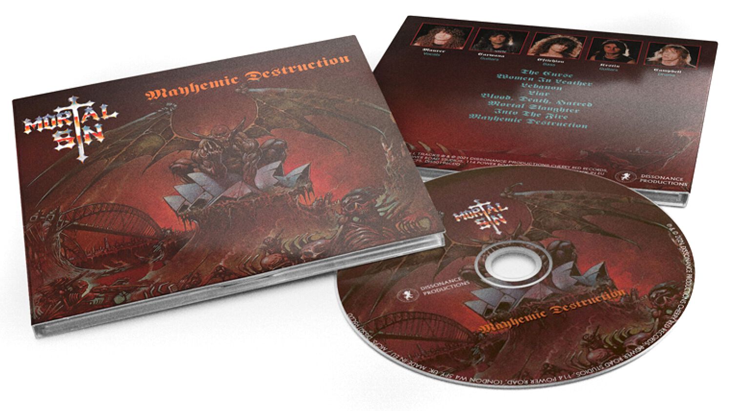 Mortal Sin Mayhemic destruction CD multicolor