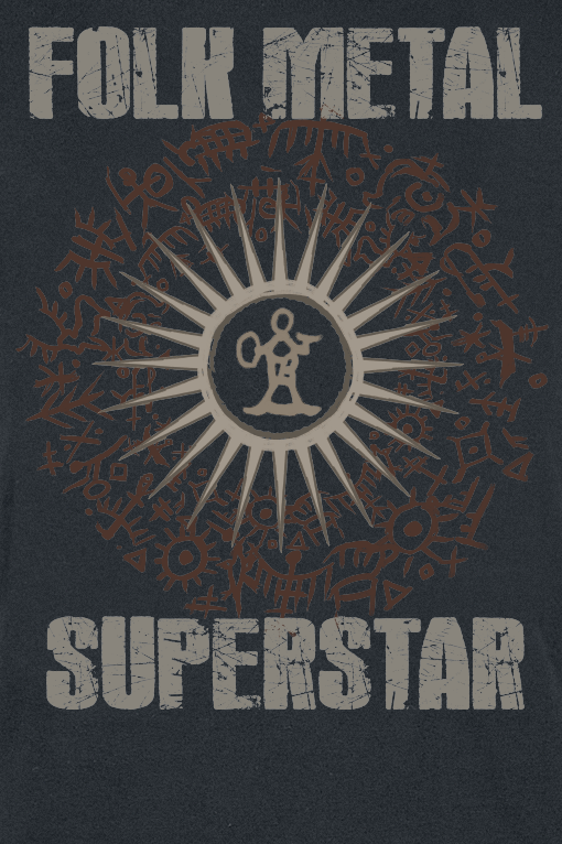 Korpiklaani Superstar T-Shirt schwarz