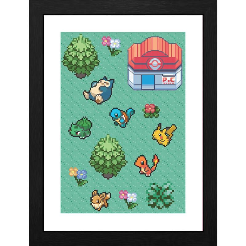 Poster Gaming de Pokémon - Pixel Art - pour Unisexe - multicolore