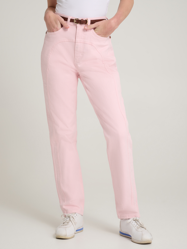 Wrangler  Jeans - Stranger Things Nancy Jeans Light Pink - for Women - light pink