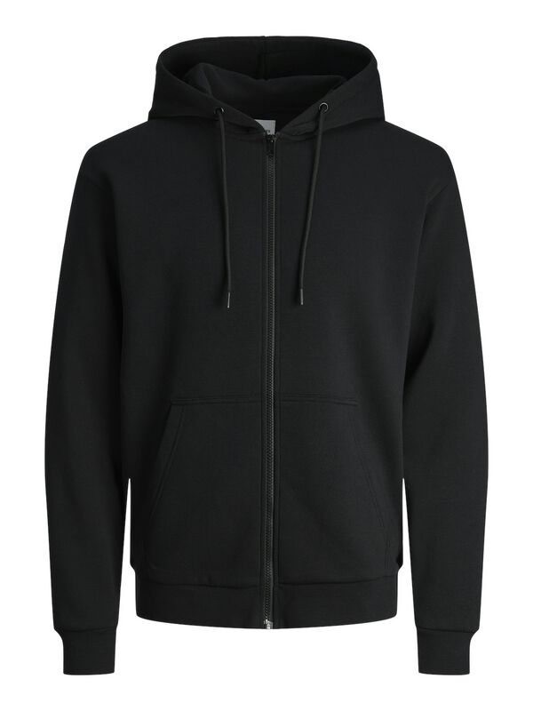 Levně Jack & Jones Mikina na zip JJEBRADLEY NOOS Mikina s kapucí na zip černá