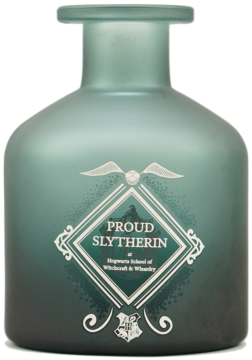 Harry Potter - Proud Slytherin - Blumenvase - Dekoartikel - grün