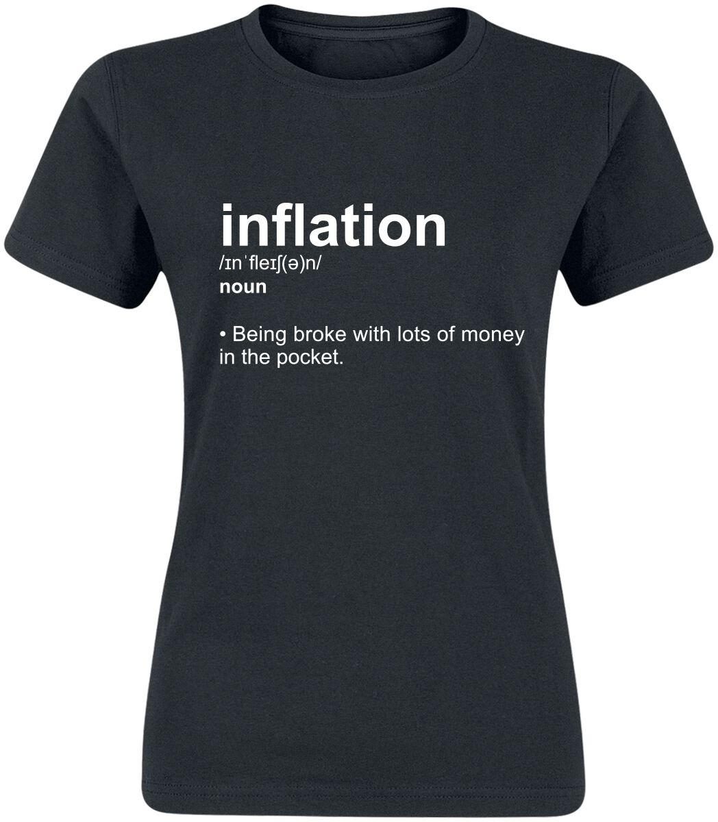 Slogans Definition Inflation T-Shirt black