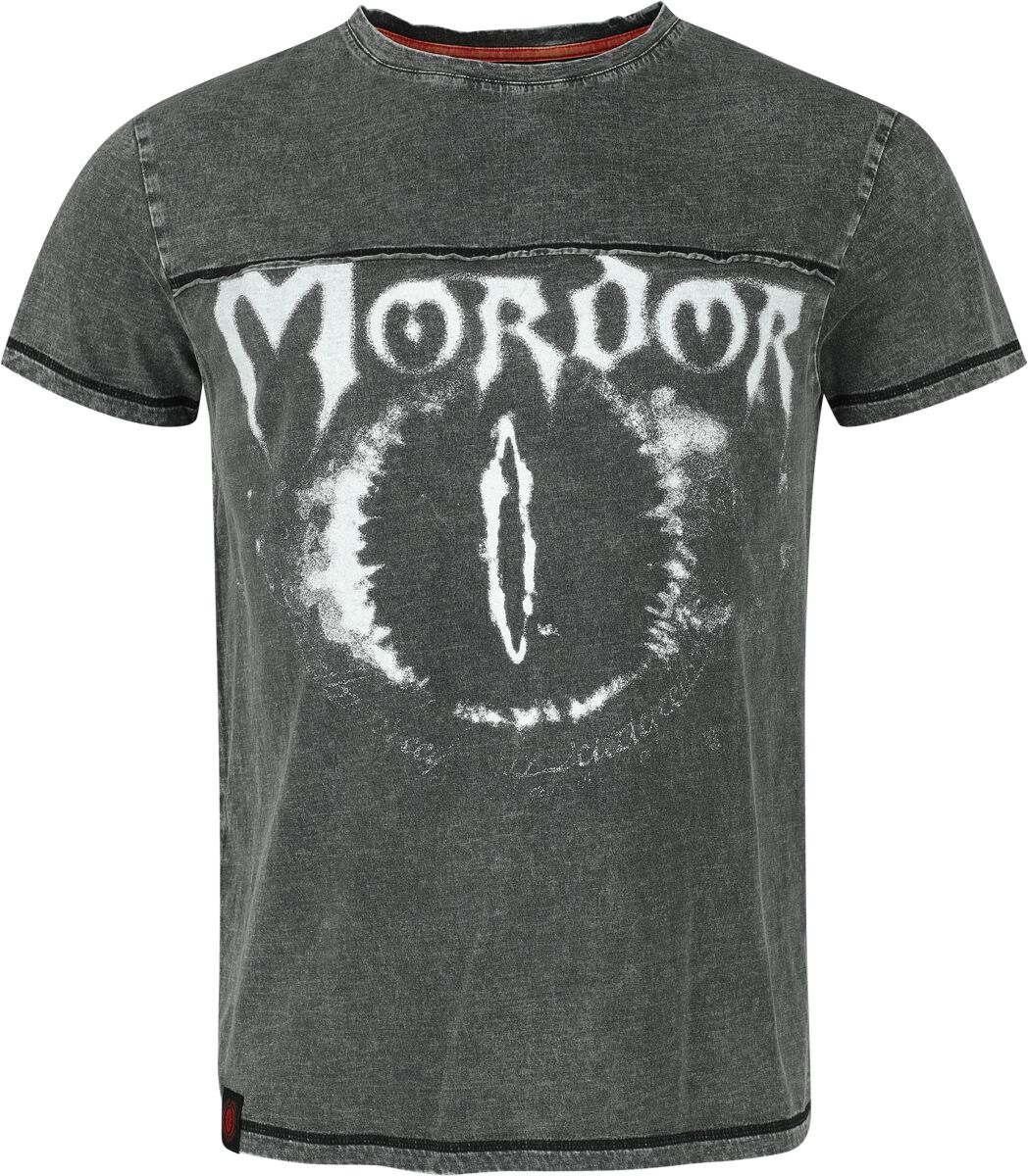 Image of T-Shirt di Il Signore Degli Anelli - Mordor - S a XXL - Uomo - carbone