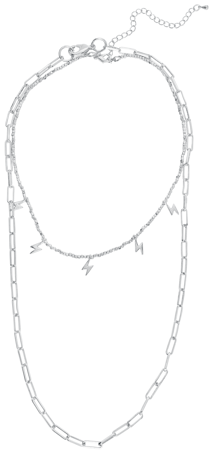 Blitze  Halskette silberfarben - 20.02% Rabatt