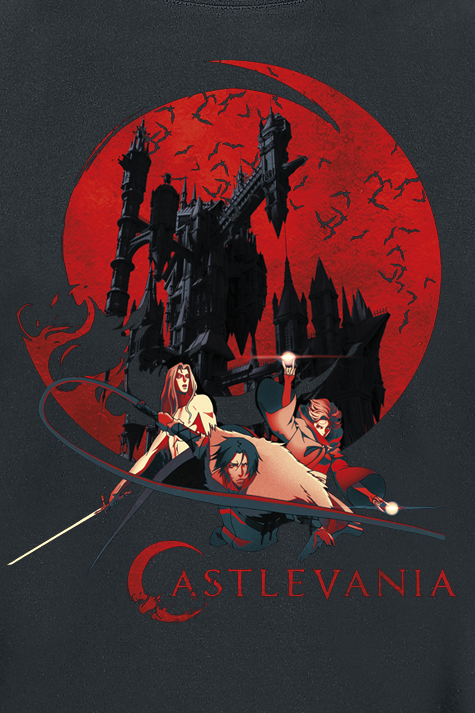 Castlevania Trio T-Shirt schwarz