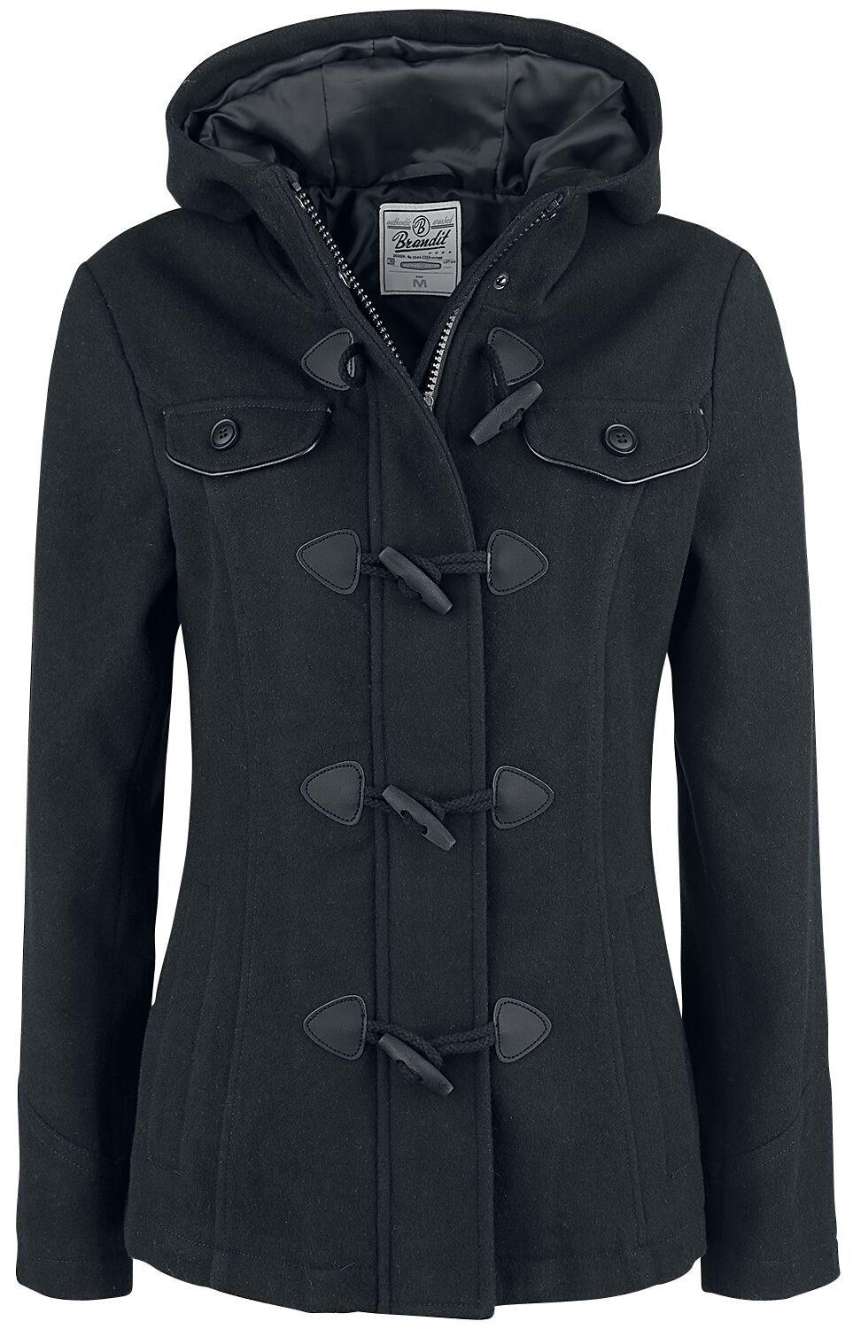 Parka de Brandit - Manteau Duffle-Coat Femme - S à XXL - pour Femme - noir