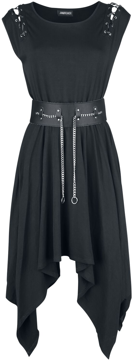Jawbreaker Vampire Midi Dress Mittellanges Kleid schwarz in 4XL