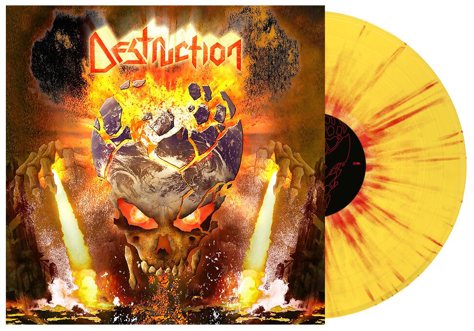 Image of Destruction The antichrist LP splattered