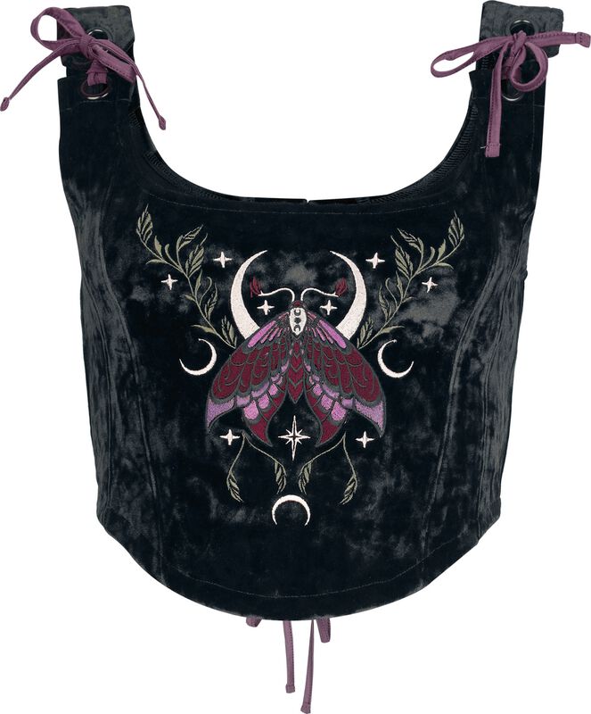🏷️ Top Gothic de Gothicana by EMP - Mystical Woods - Corset - pour Femme