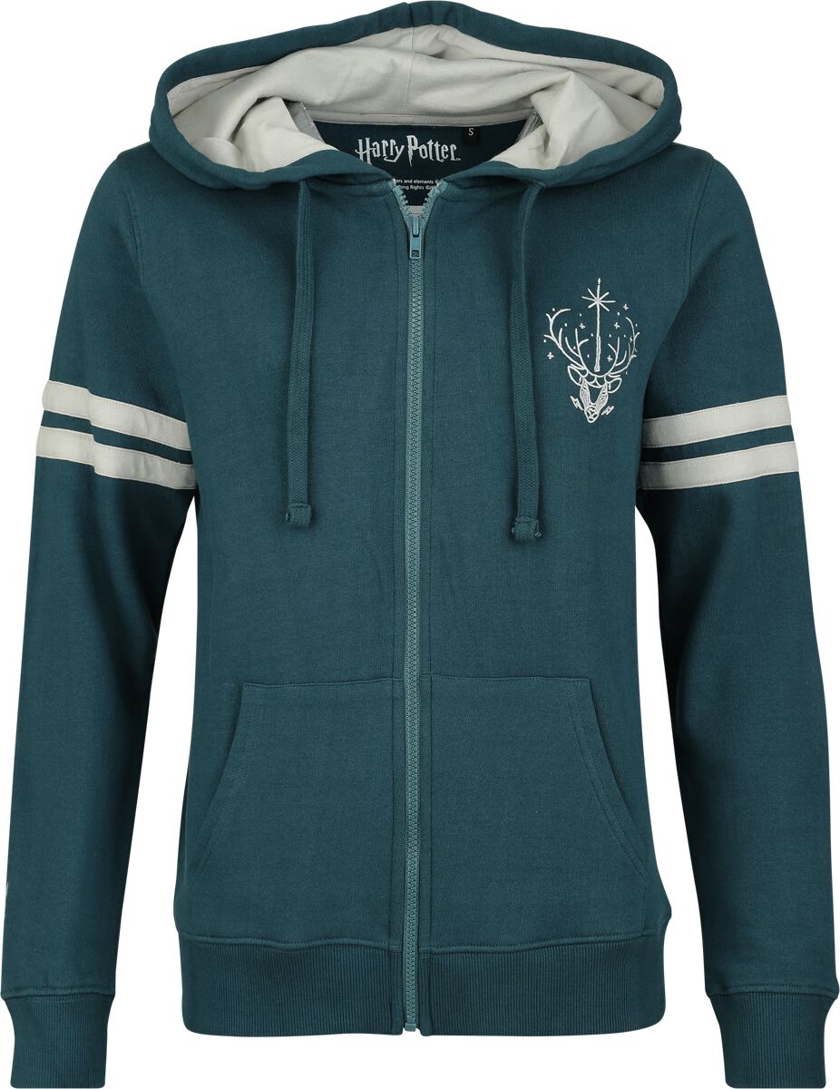 Harry Potter Luvjacka - Expecto Patronum - S XXL - för Dam - grön/grå