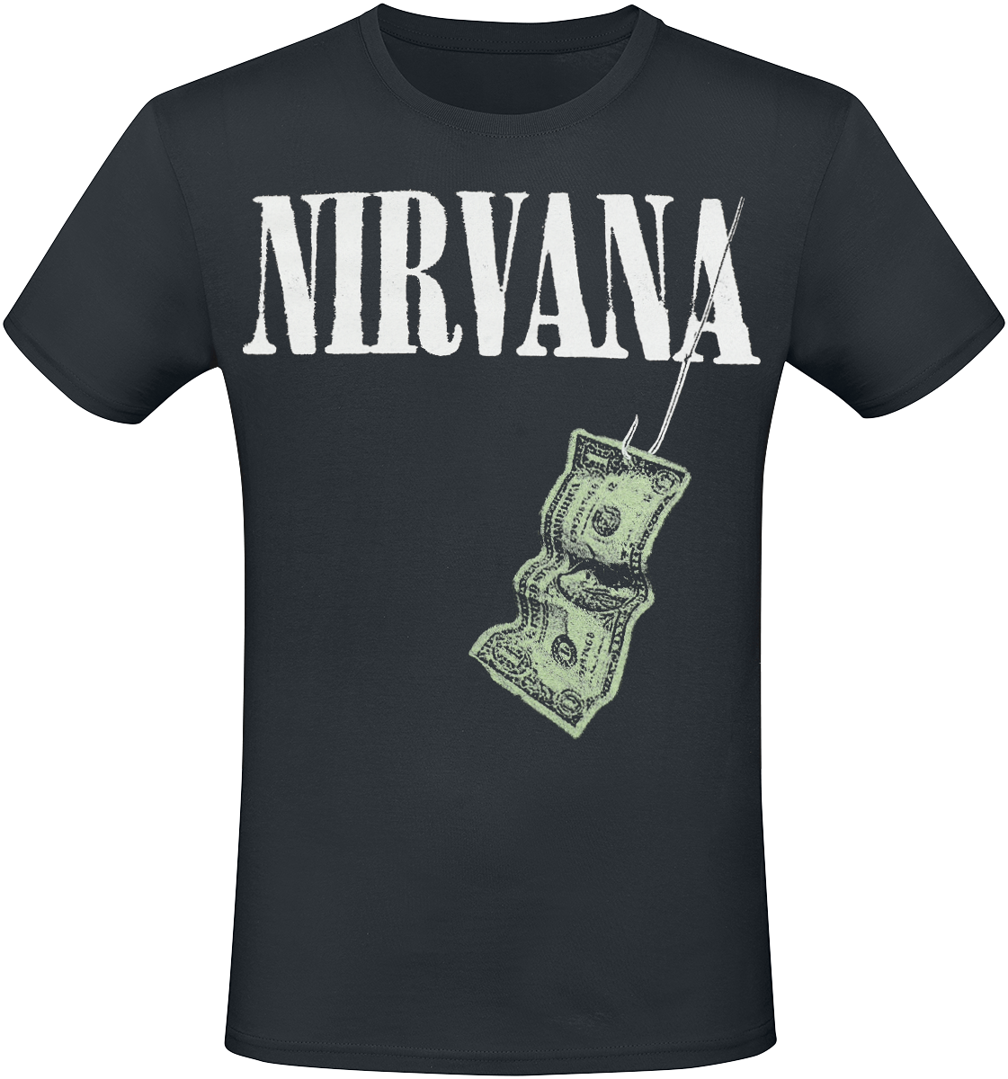 Koszulka Nirvana - T-shirt Nevermind Tracklist - Mężczyźni - czarny