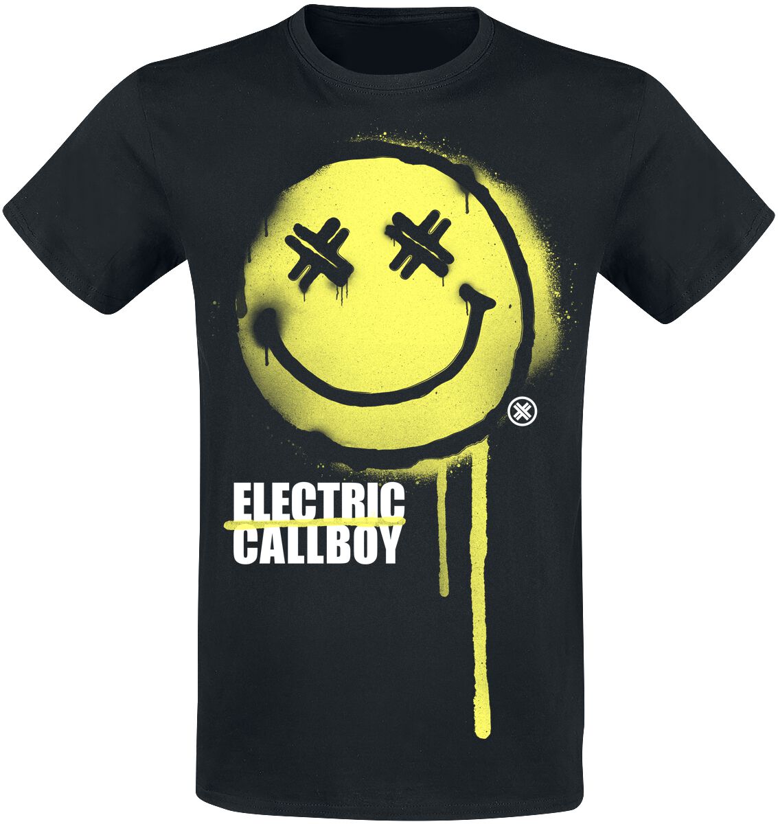 Levně Electric Callboy Spray Smile Tričko černá