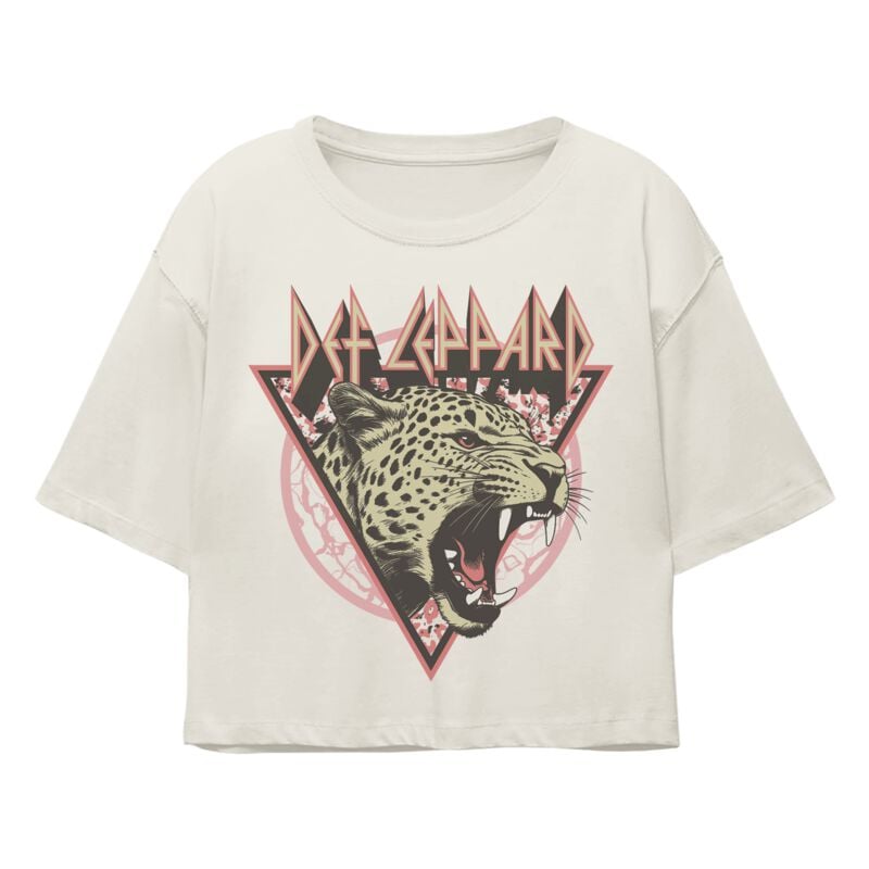 0199957159364 - Triangle Leopard T-Shirt weiß in M