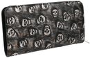Skull Quilted Wallet, Rock Rebel by EMP, Geldbörse