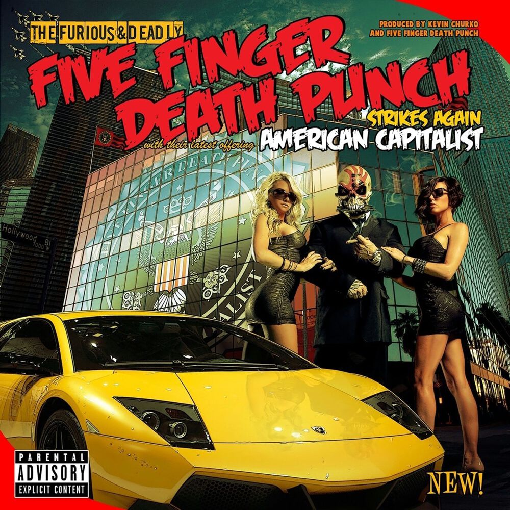 Five Finger Death Punch American capitalist CD multicolor Five Finger Death Punch American capitalist CD multicolor