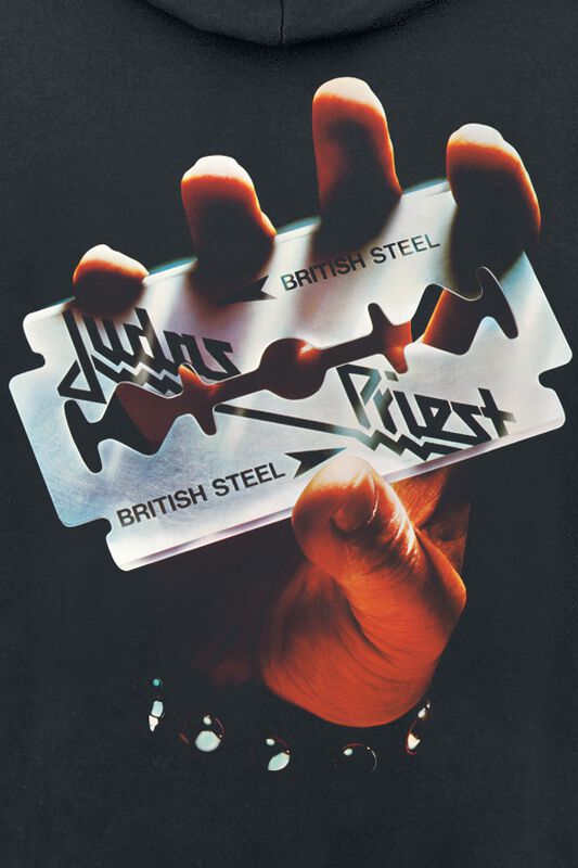 Große Größen Männer British Steel Anniversary 2020 | Judas Priest Kapuzenpullover