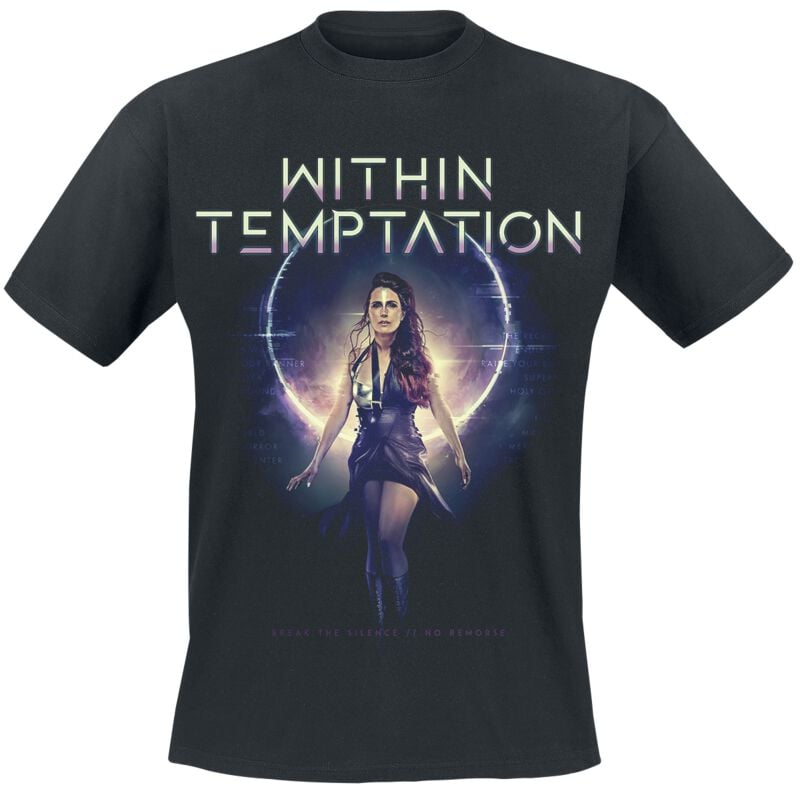 Within Temptation T-Shirt - Sharon - S bis XXL - für Männer - Größe M - schwarz  - Lizenziertes Merchandise!