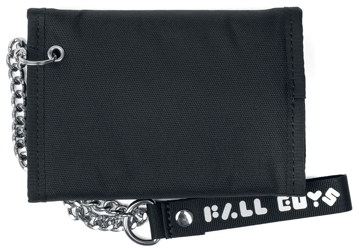 Fall Guys Off the Chain Geldbörse schwarz weiß pink