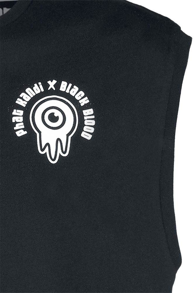 Black Blood by Gothicana - Gothic Top - Phat Kandi X Black Blood by Gothicana Tank- Top - XS bis S - für Männer - Größe S - schwarz