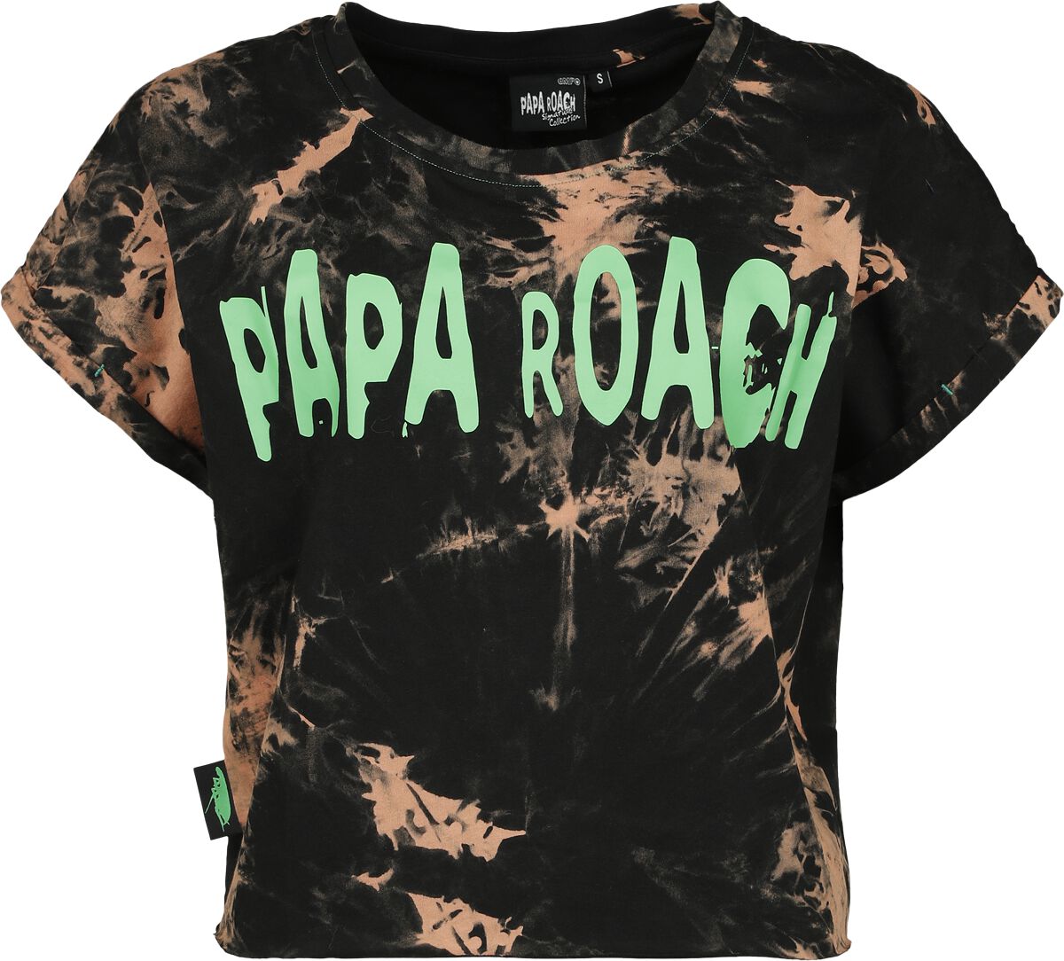Papa Roach T-Shirt - EMP Signature Collection - XS bis 3XL - für Damen - Größe XL - schwarz/braun  - EMP exklusives Merchandise!