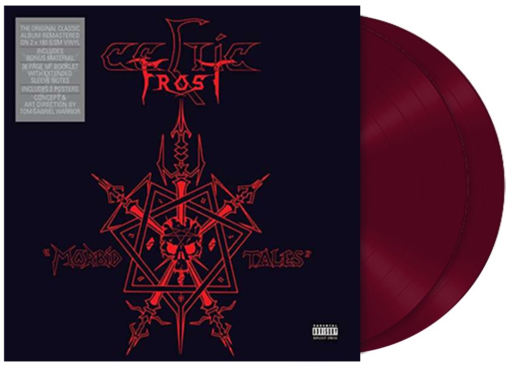 LP de Celtic Frost - Morbid Tales - pour Unisexe - rouge