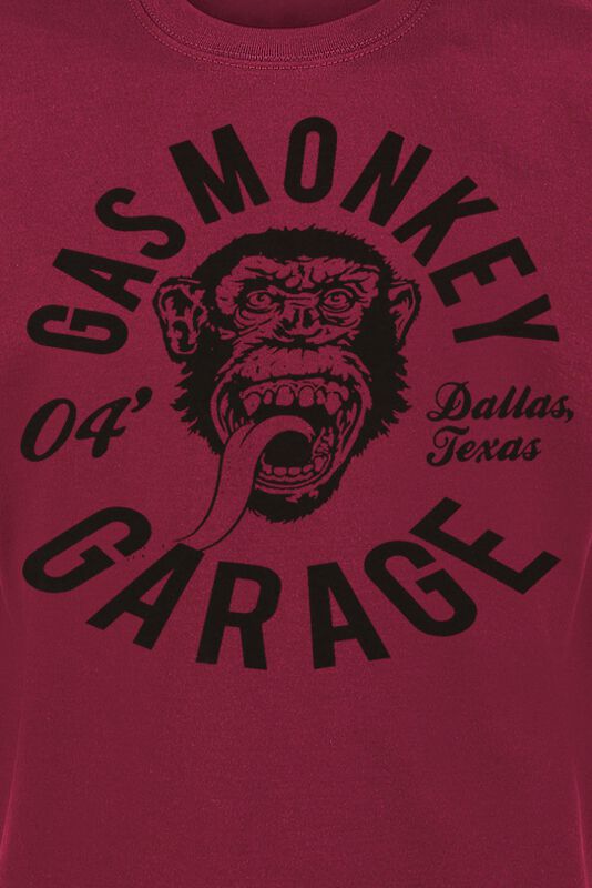 Männer Bekleidung Monkey Mechanic | Gas Monkey Garage T-Shirt