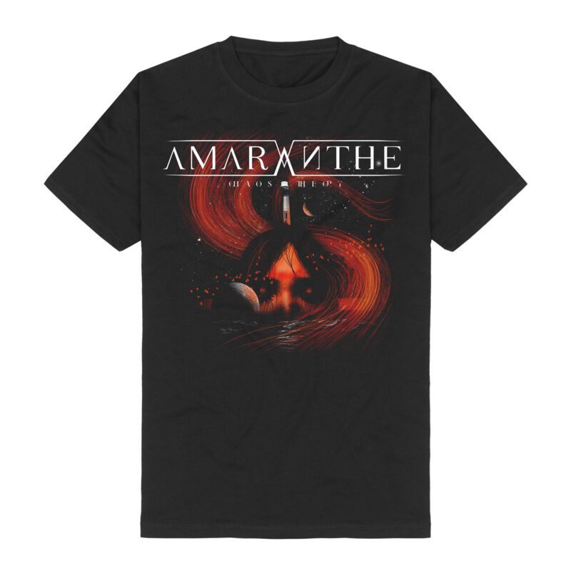 Amaranthe T-Shirt - Chaos Theory - S bis 3XL - für Männer - Größe S - schwarz  - Lizenziertes Merchandise!