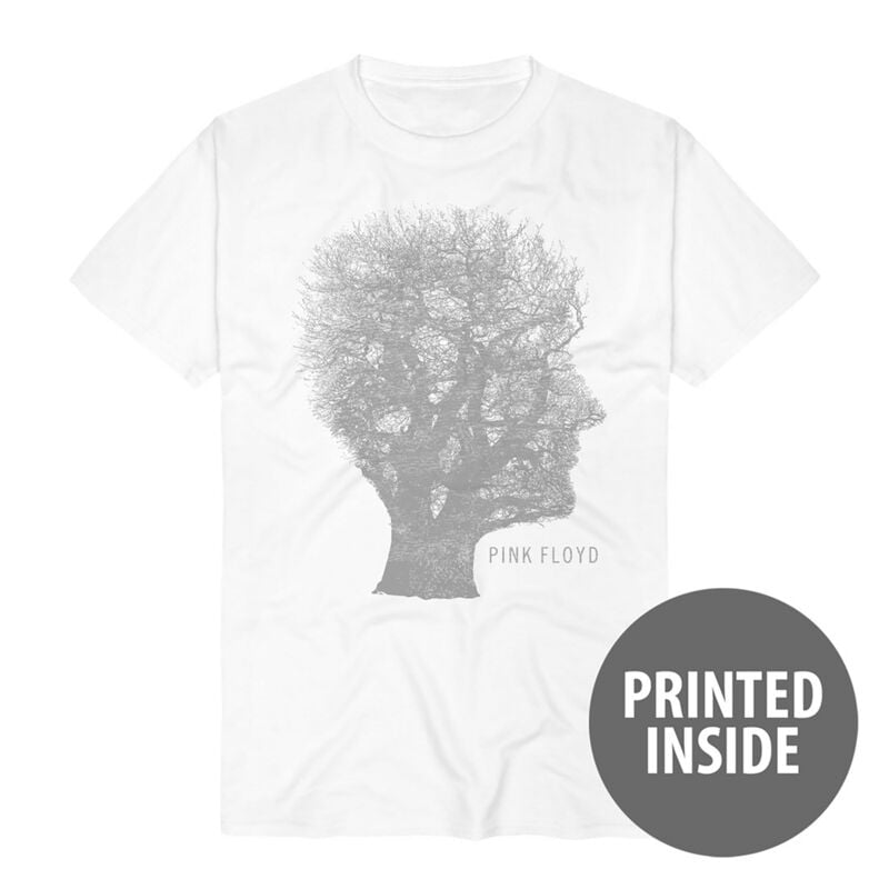 Pink Floyd T-shirt - Tree Of Half Life - S till 3XL - Herrer - hvid