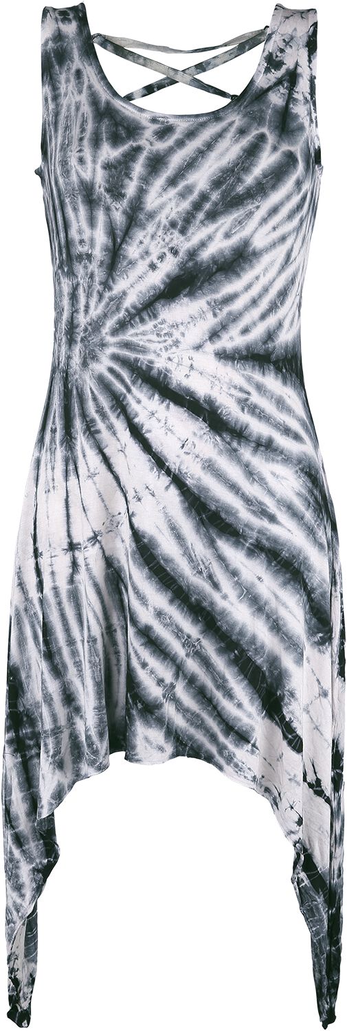 Robe courte Gothic de Innocent - Robe Petra - XS à XL - pour Femme - gris/blanc