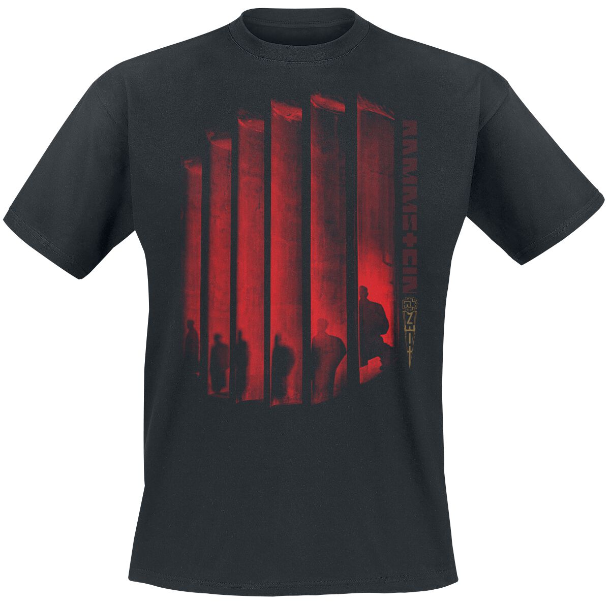 Rammstein T-Shirt - Schatten Ohne Licht - S bis 5XL - für Männer - Größe 3XL - schwarz  - Lizenziertes Merchandise!