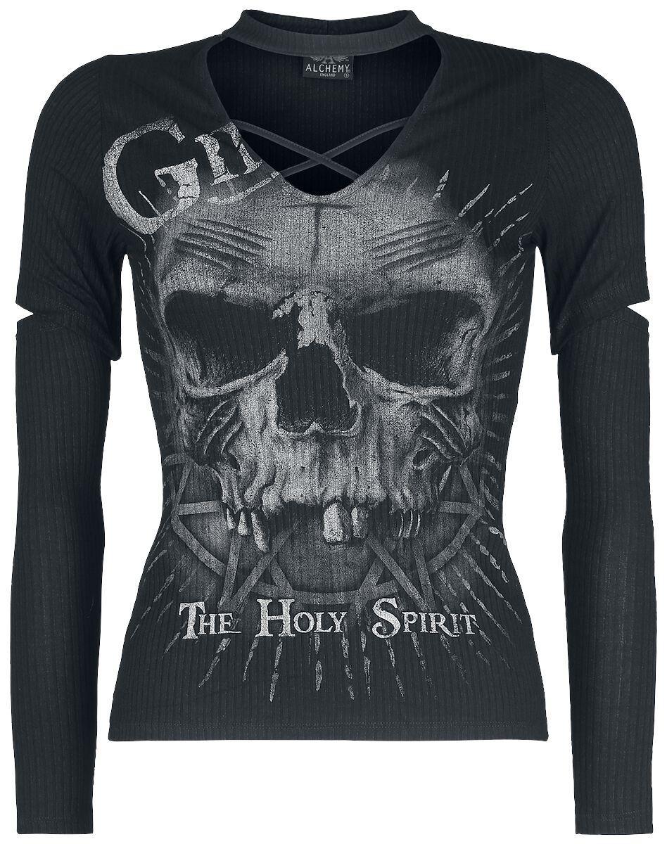 Alchemy England Holy Spirit Long-sleeve Shirt black