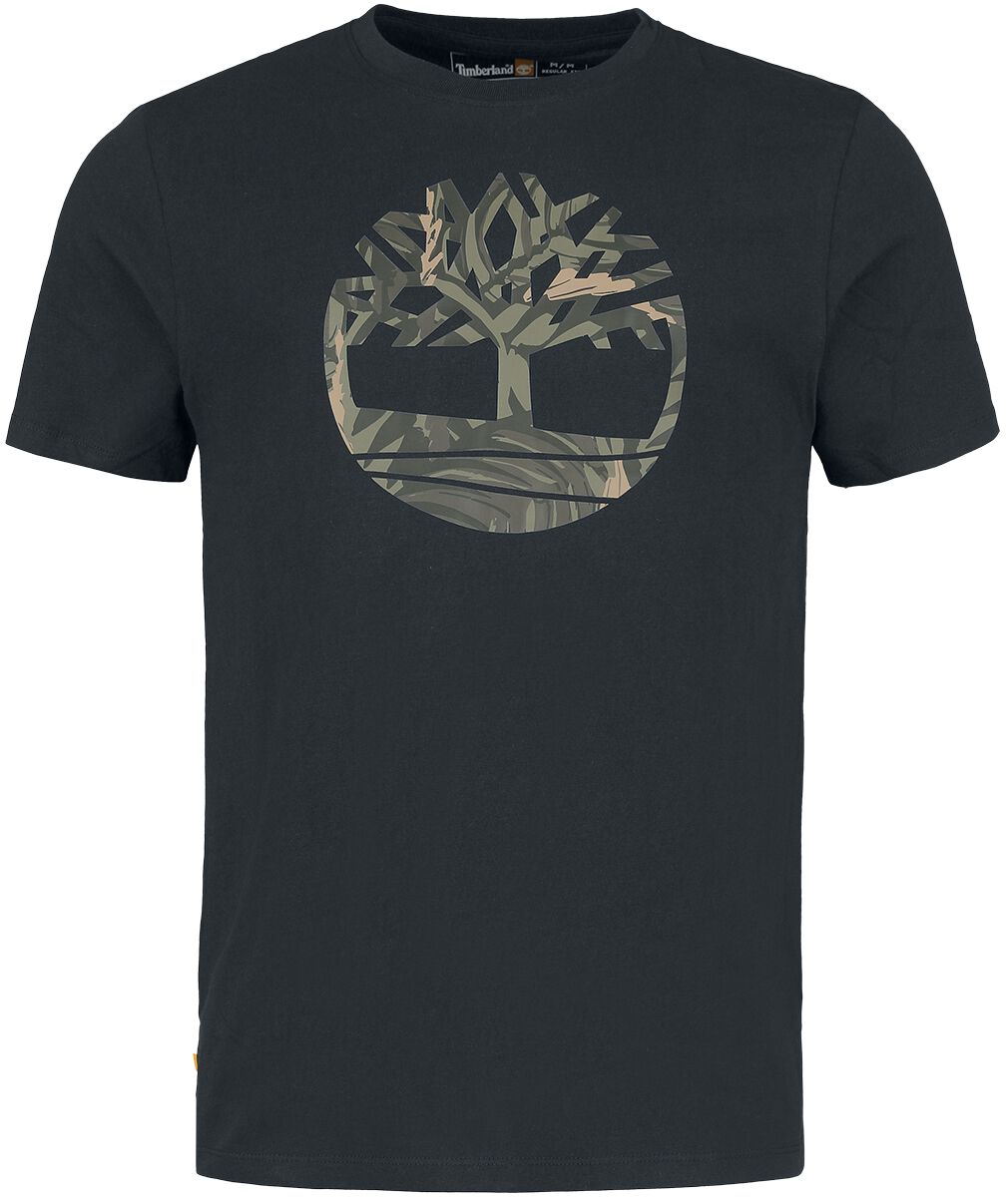 Tree Logo Seasonal Camo Tee T-Shirt schwarz von Timberland