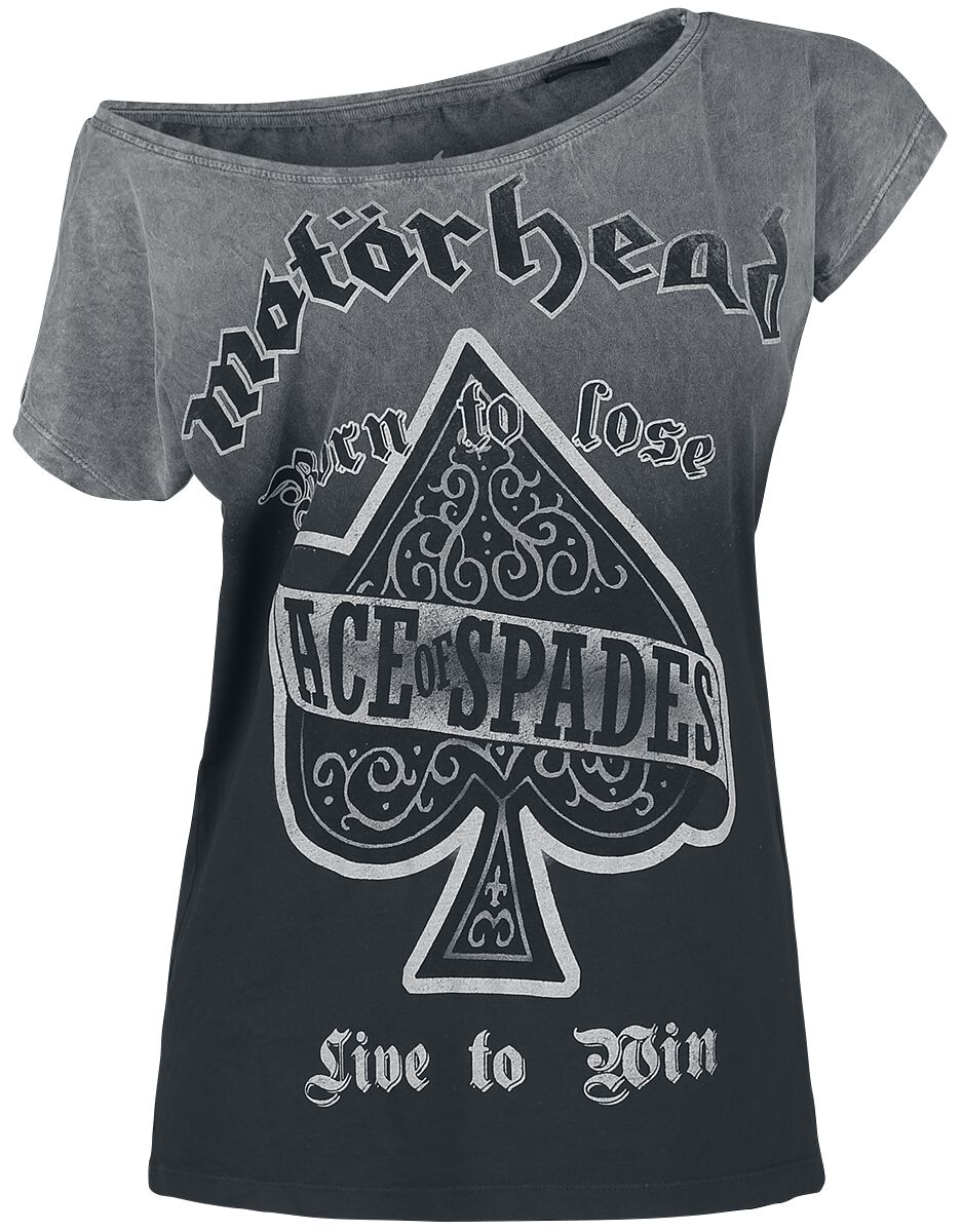 Image of Motörhead Ace Of Spades Girl-Shirt schwarz/grau