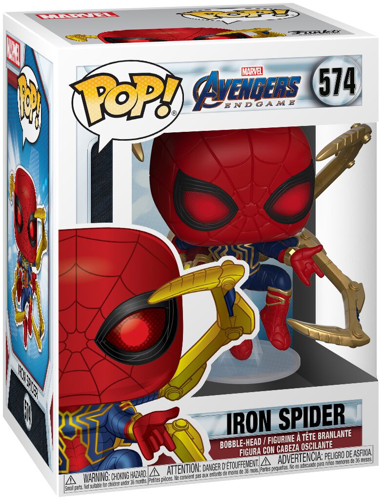 Endgame Iron Spider Vinyl Figur 574 Funko Pop! von Avengers