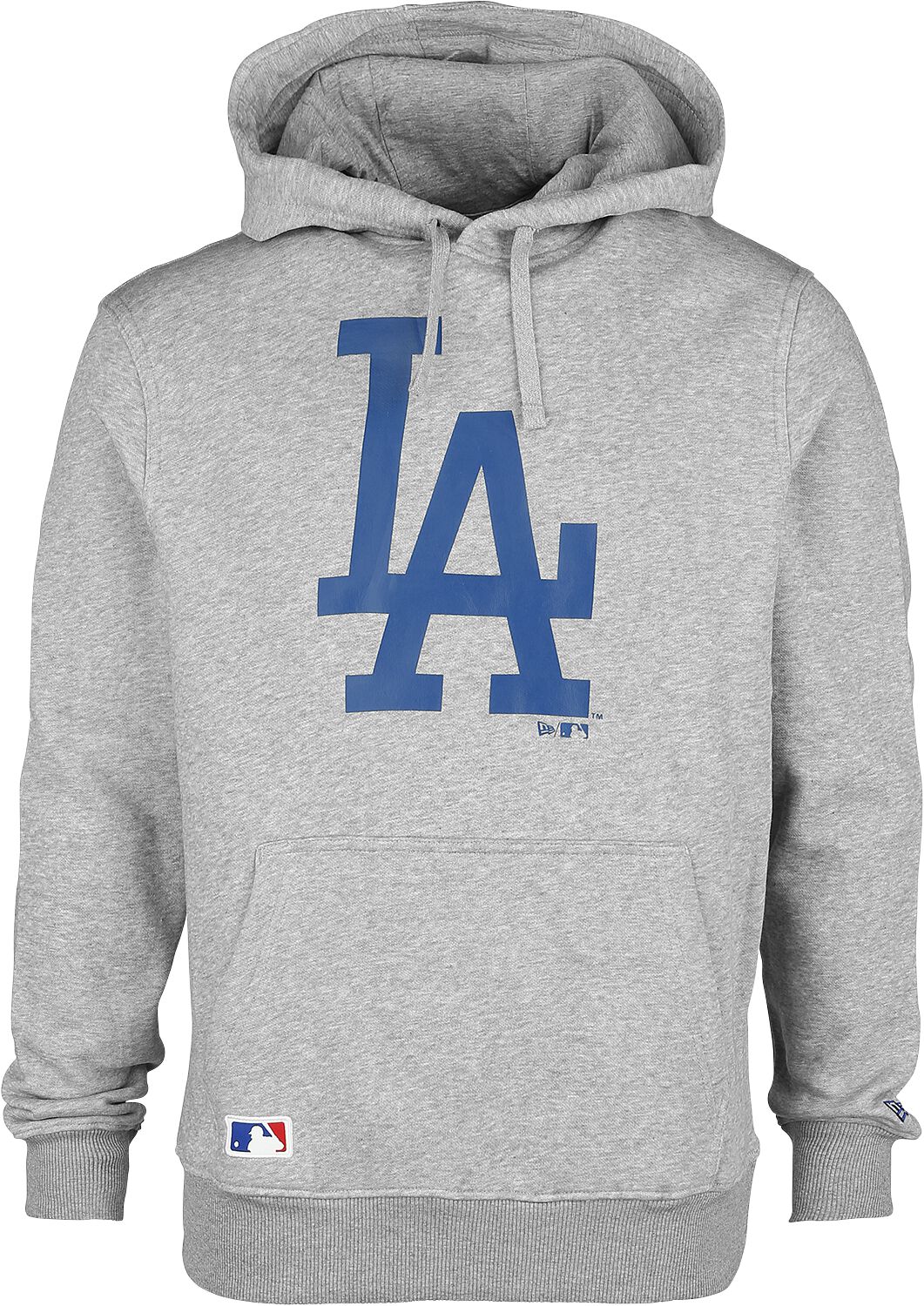 New Era - MLB Kapuzenpullover - Los Angeles Dodgers - S - für Männer - Größe S - hellgrau