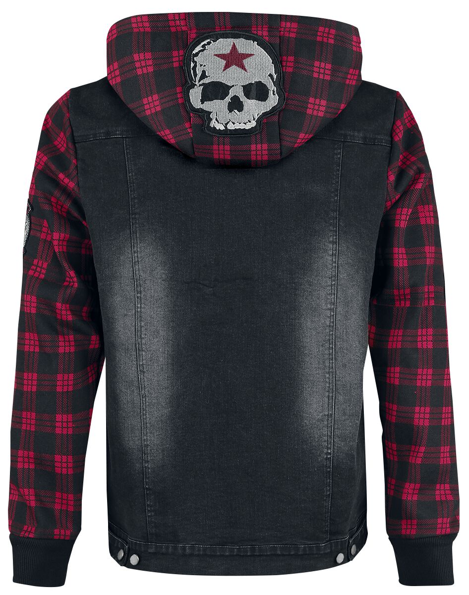 Rock Rebel Rocky Jeansjacke QUEEN KEROSIN College Jacke We Can Do