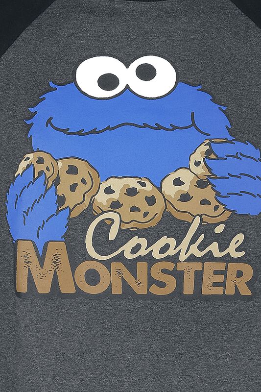 Filme & Serien Bekleidung Cookie Monster | Sesamstraße Sweatshirt