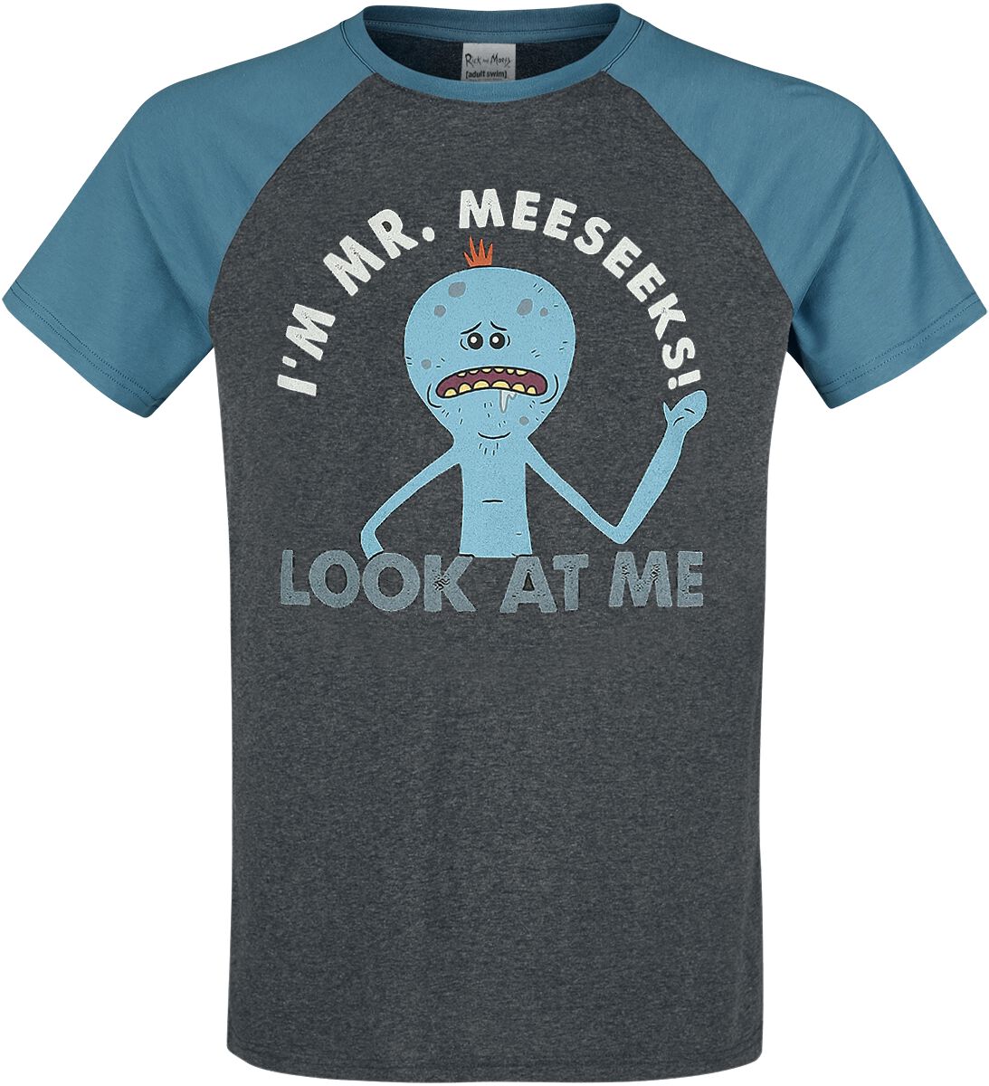 Rick And Morty Mr. Meeseeks T-Shirt black blue