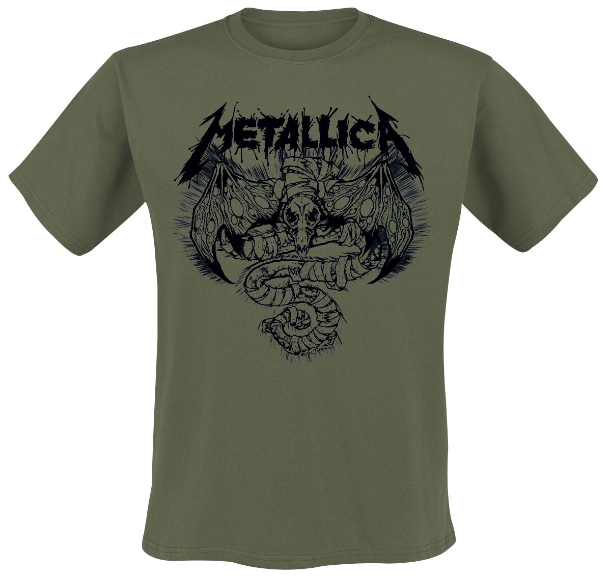 Roam Blast Olive T-Shirt oliv von Metallica