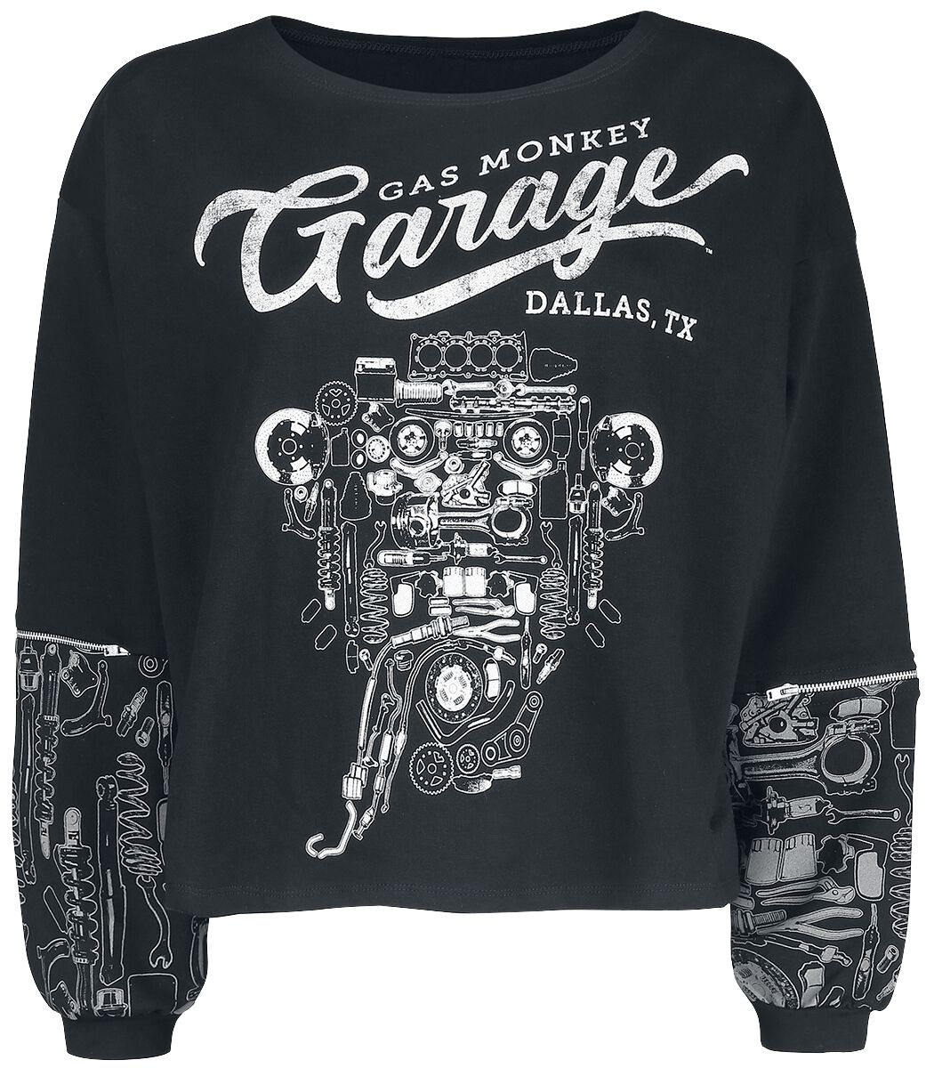 Gas Monkey Garage Mechanical Monkey Sweatshirt schwarz – 16.67% Rabatt Gas Monkey Garage Mechanical Monkey Sweatshirt schwarz – 16.67% Rabatt
