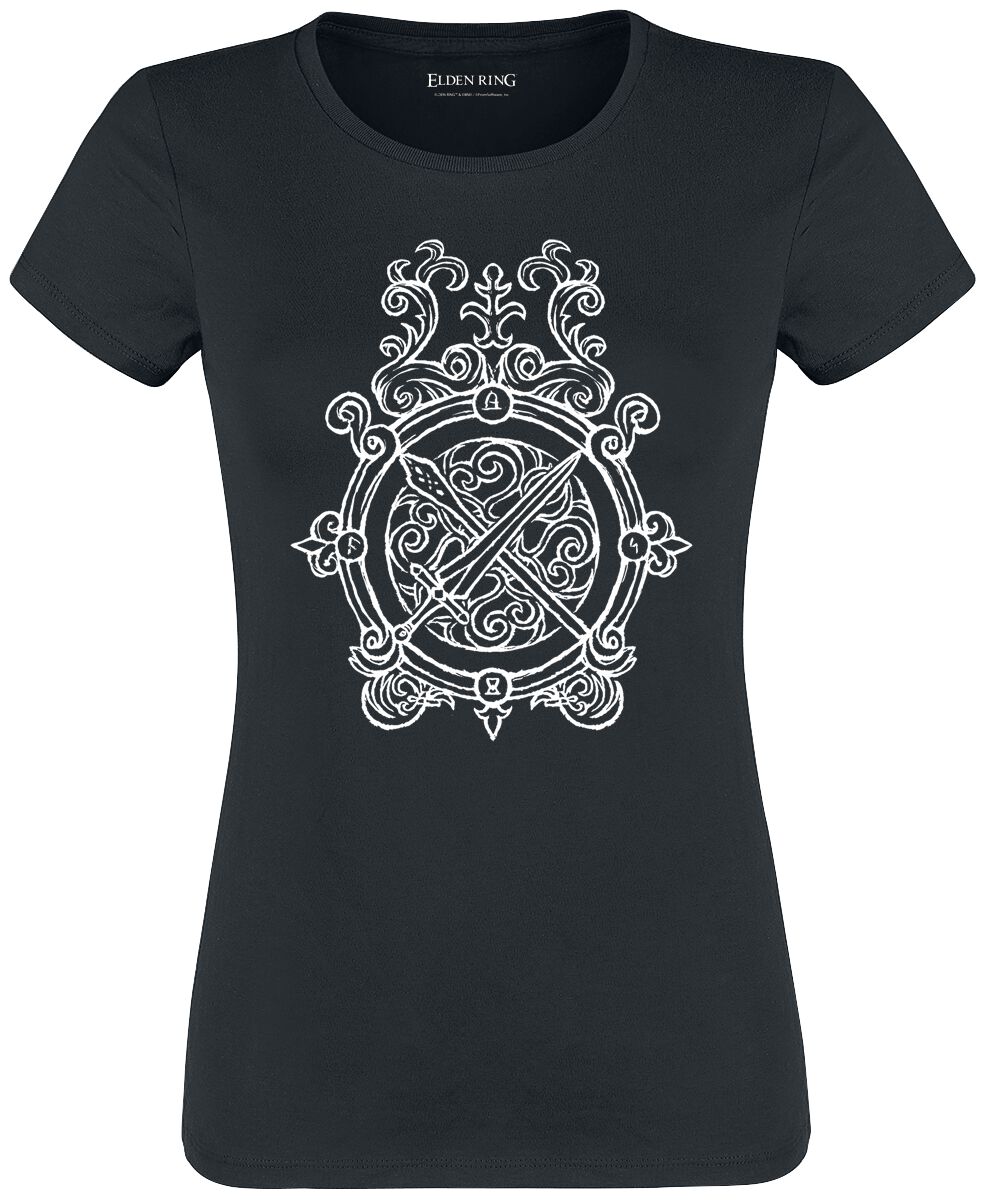 T-Shirt Manches courtes Gaming de Elden Ring - Magic Pyroxece Royal - S à XXL - pour Femme - noir