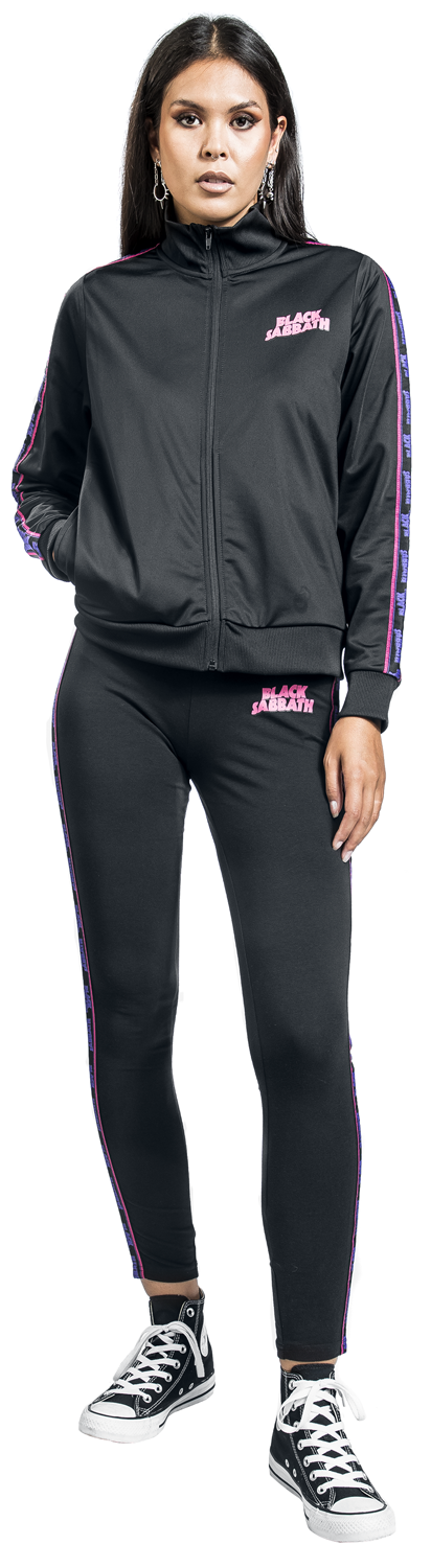 Black Sabbath Amplified Collection - Ladies Cotton Taped Yoga Leggings Leggings schwarz