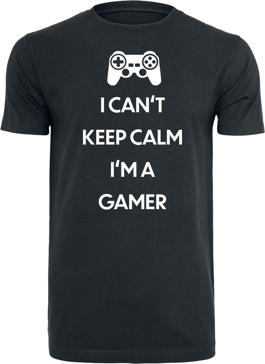 I Can't Keep Calm. I'm A Gamer  T-Shirt black