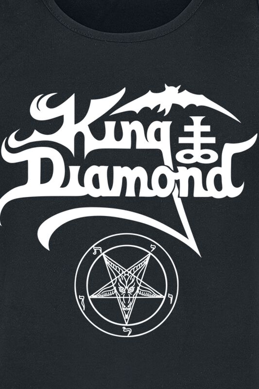Band Merch King Diamond Logo | King Diamond Tank-Top