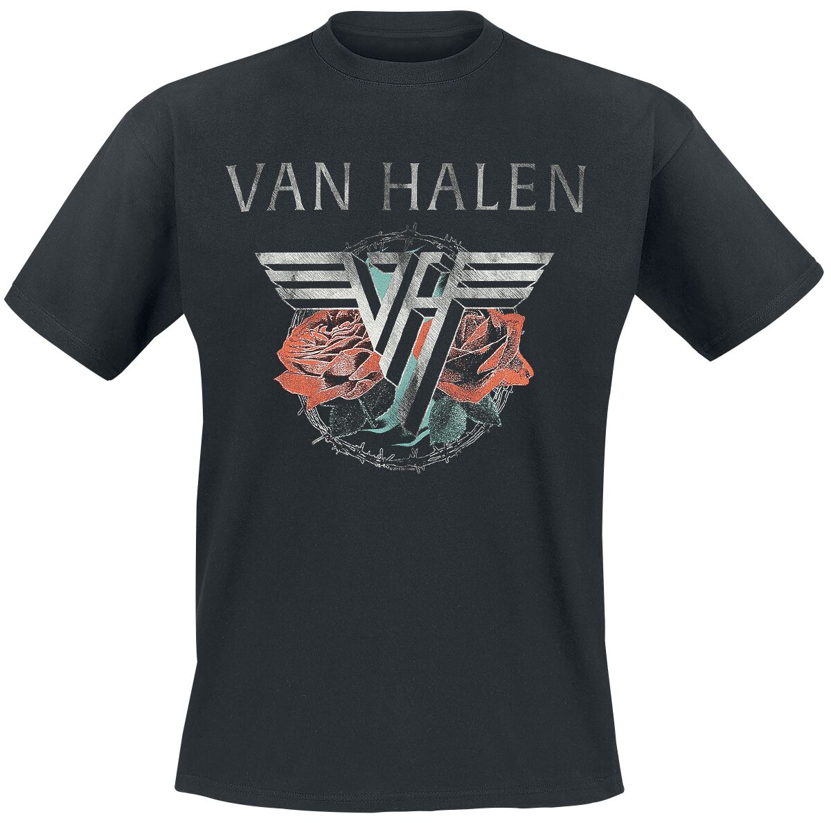 Van Halen T-Shirt - Tour 1984 - S bis 3XL - für Männer - Größe M - schwarz  - Lizenziertes Merchandise!