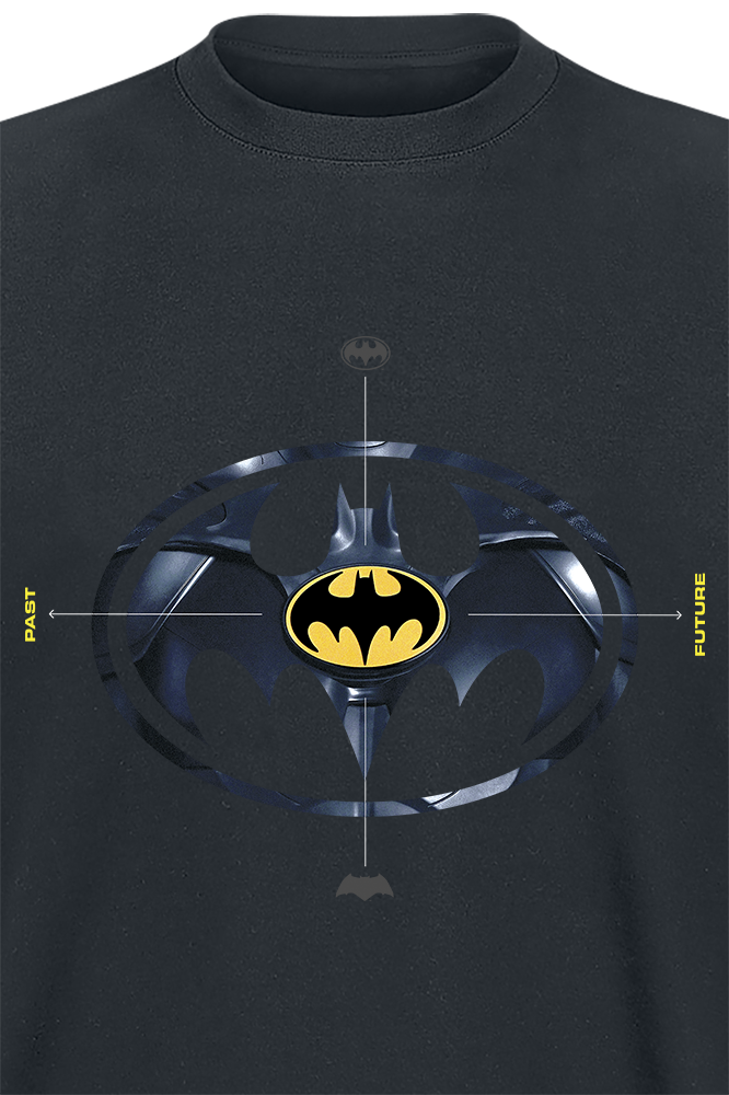 The Flash - DC Comics T-Shirt - Batman - Metal Logo - S bis XL - für Männer - Größe M - schwarz  - Lizenzierter Fanartikel